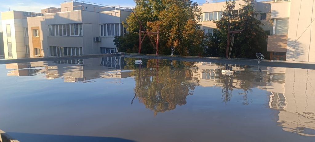 Proiect Dorobanti – hidroizolație terasă circulabilă cu covor de piatră naturală, fotografia 3