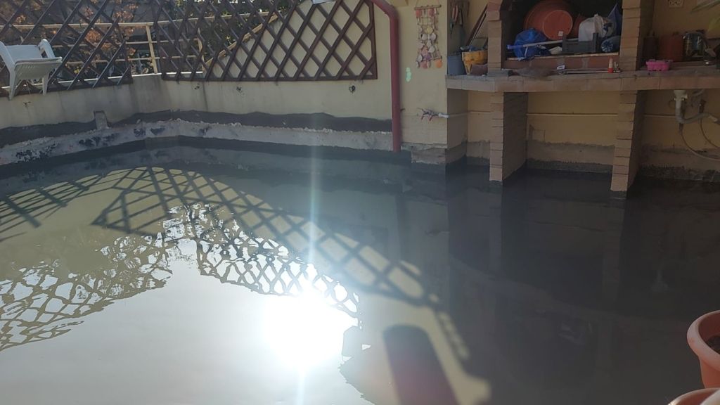 Proiect Izvorul Rece – hidroizolație terasă circulabilă cu covor de piatră naturală, fotografia 4
