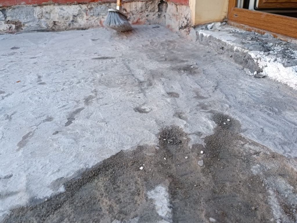 Proiect zona Mariott – hidroizolație terasă circulabilă cu covor de piatră naturală, fotografia 10