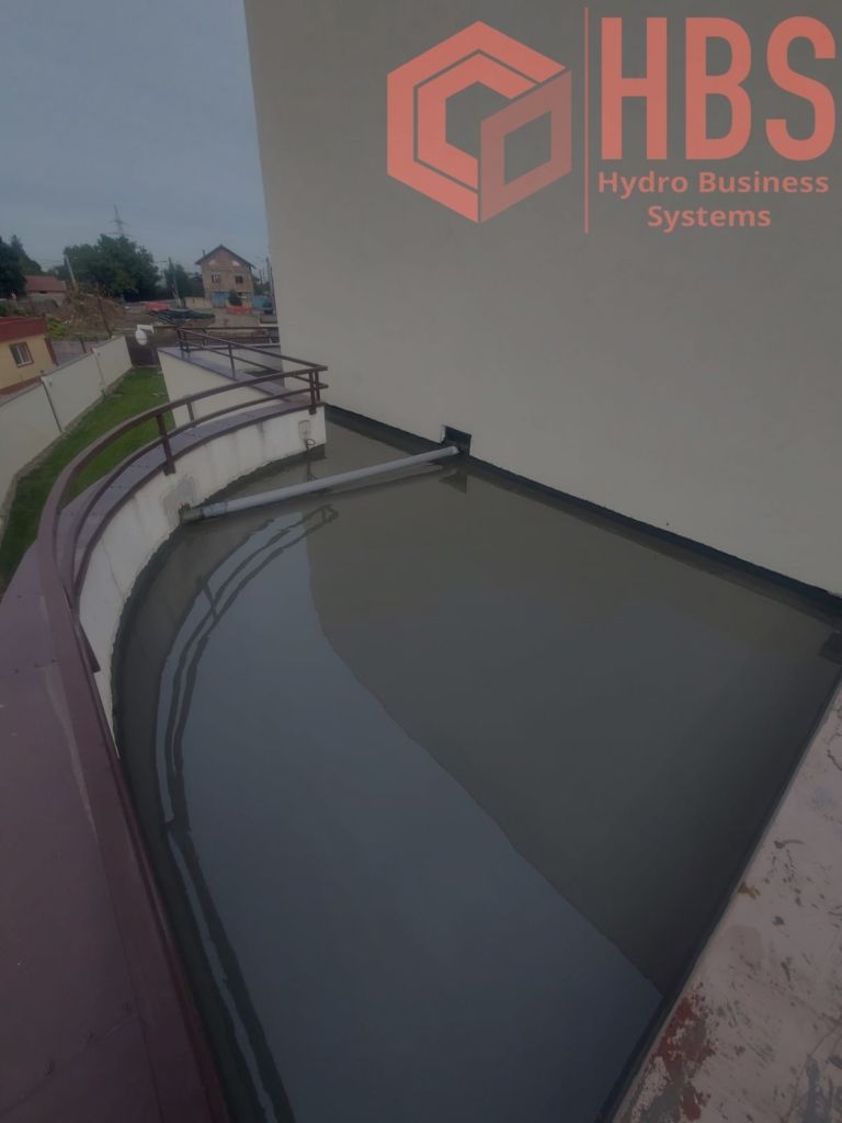 Proiect Stefanesti – hidroizolație terasă circulabilă cu covor de piatră naturală, fotografia 15