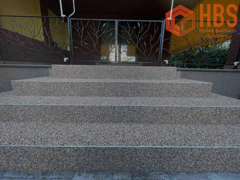 Proiect Postasu - Terasa Parter – hidroizolație terasă circulabilă cu covor de piatră naturală, fotografia 8