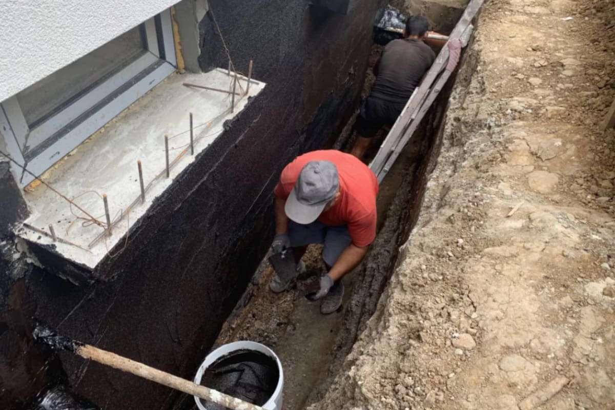 proiect de hidroizolatie fundatie realizat de echipa HBS