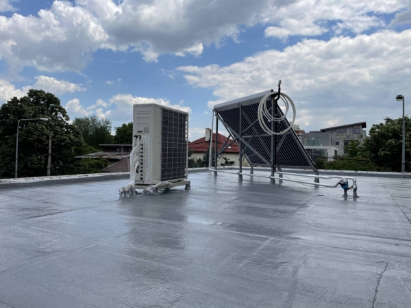 Terasă necirculabilă cu sistem complet de hidroizolație