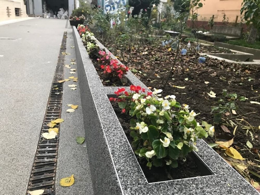 bordura pentru terasa din covor de piatra naturala