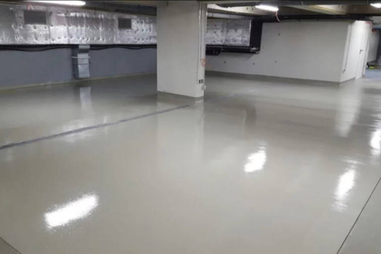 proiect pardoseala epoxidica HBS in parcare subterana Bucuresti