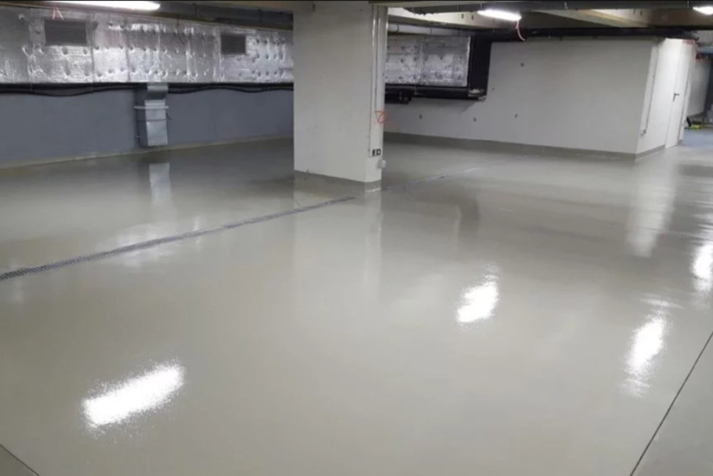 proiect pardoseala epoxidica HBS in parcare subterana Bucuresti